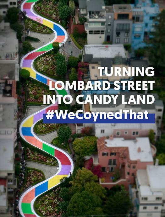 Turning <br />Lombard Street into Candy Land