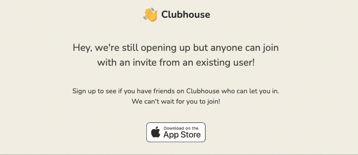 Clubhouse Waving