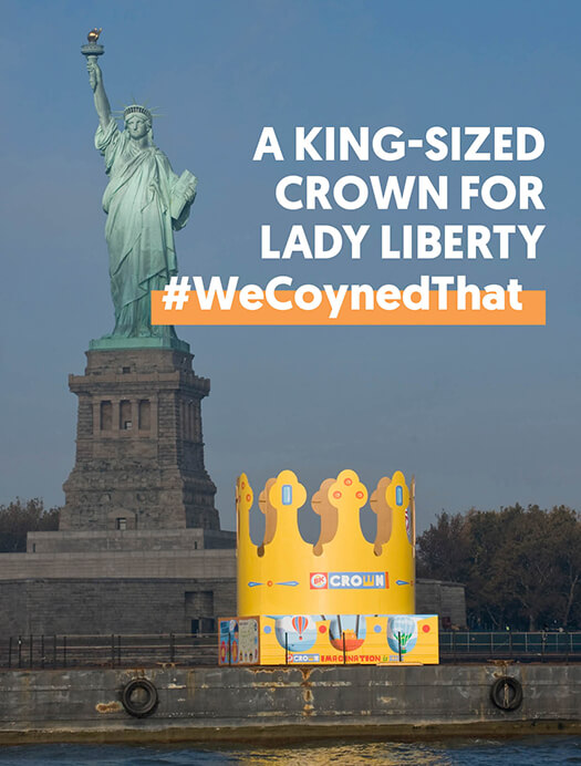 A King-sized<br /> crown for <br />lady liberty