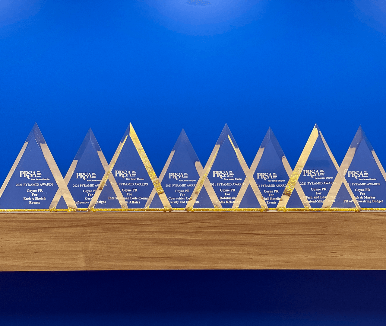 Coyne PR Awarded Eight 2021 PRSA-NJ Pyramid Awards