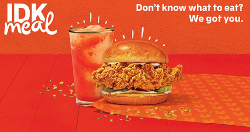 Popeyes’ ‘IDK Meal’ for Indecisive Diners Returns
