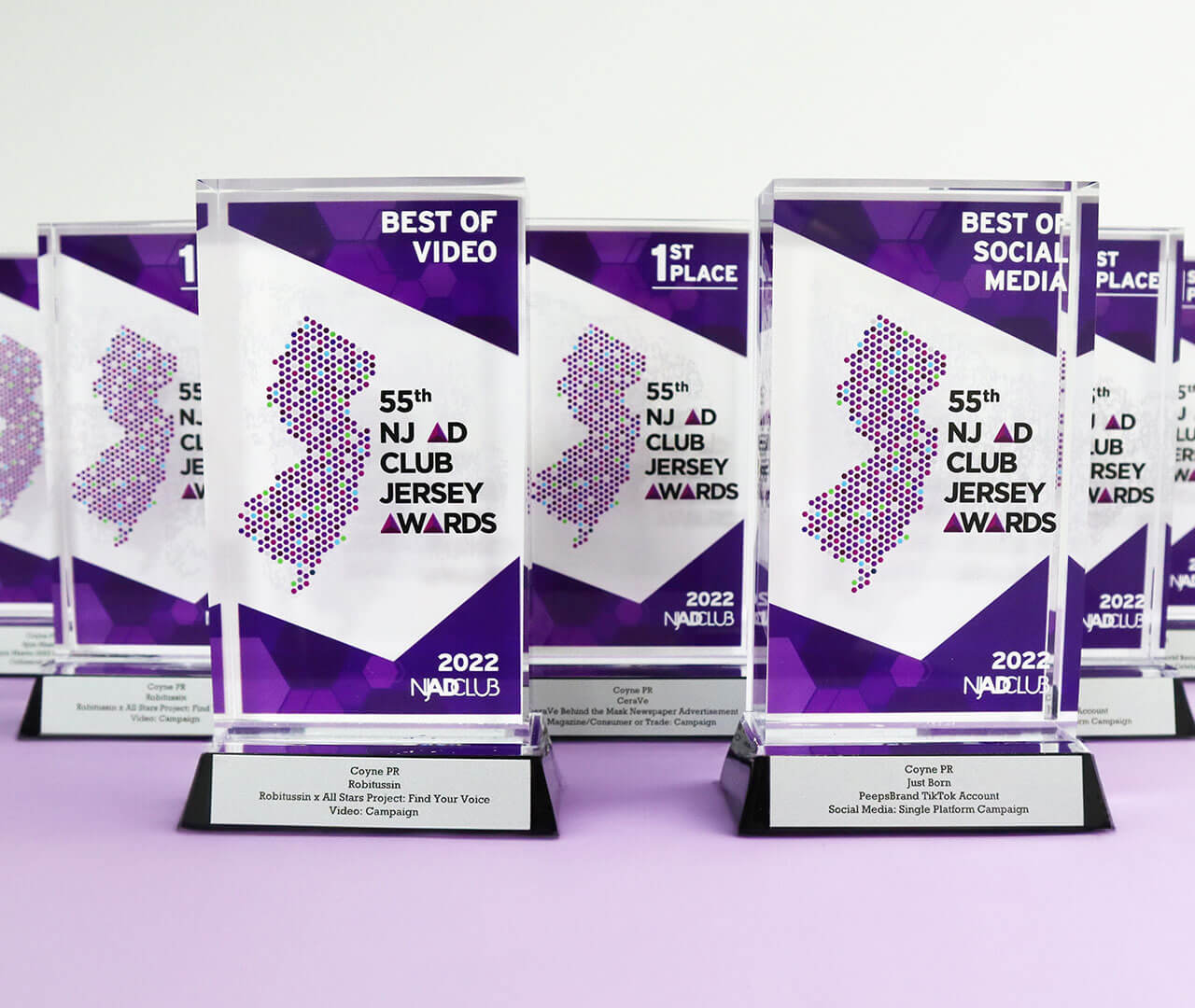 Coyne Takes Home Two “Best Of” Honors at the 2023 NJ Ad Club Jersey Awards