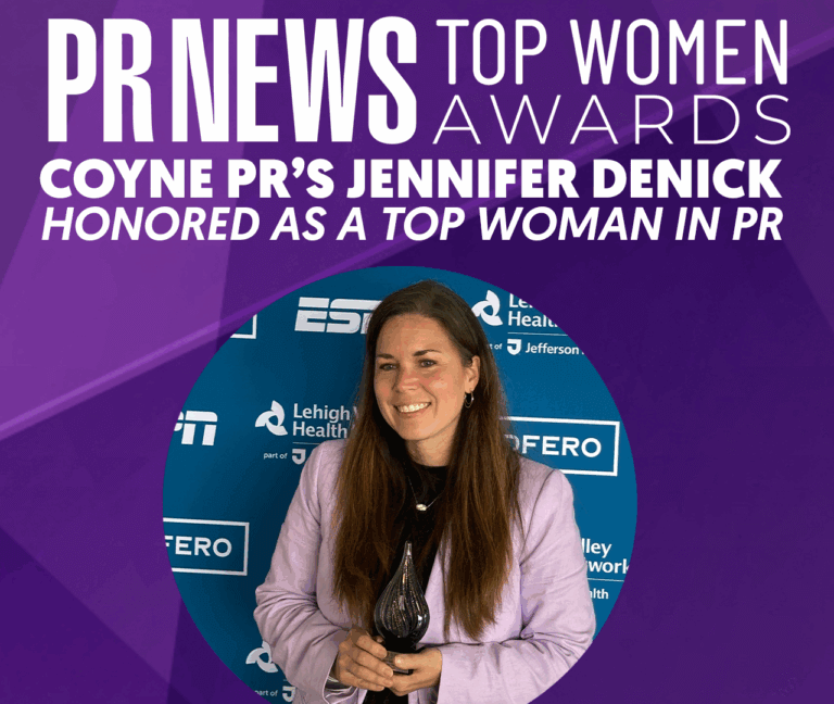 Coyne PR's Jennifer DeNick Honored as a Top Woman in PR by PRNEWS