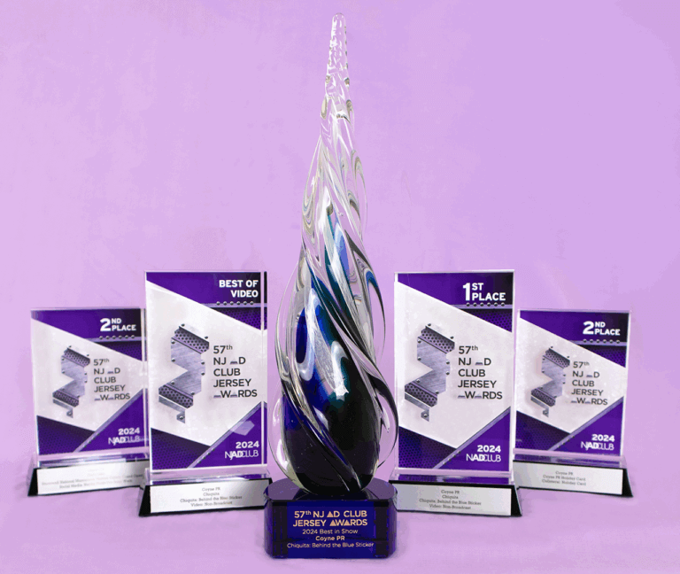 Coyne Wins Best in Show at Jersey Awards