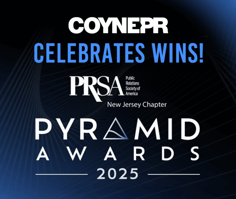 Coyne PR Celebrates Success at the 2025 PRSA NJ Pyramid Awards