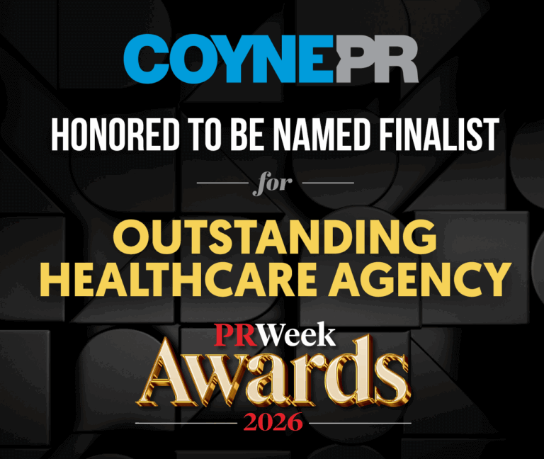 Coyne PR Nominated for Two 2026 PRWeek Awards