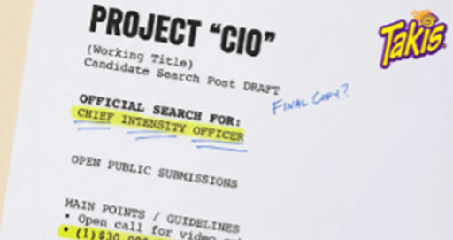 Takis is Searching for its First-Ever Chief Intensity Officer: Here's How to Submit Your Chaotic Video