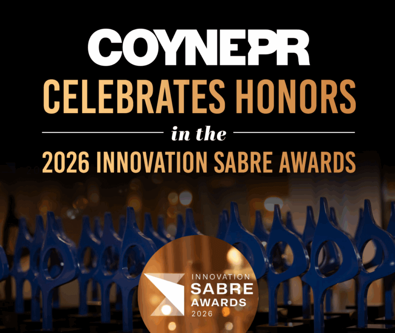 Coyne Public Relations Celebrates Multiple Honors in the 2026 Innovation SABRE Awards