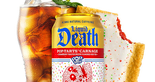 Liquid Death and Pop-Tarts Team Up to Ruin Boring Adulthood