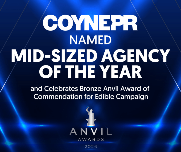 Coyne PR Named Best Mid-Sized Agency at 2026 PRSA Anvil Awards