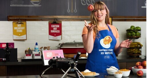 The Winning Flavor of the New Waffle at Hampton by Hilton Is…