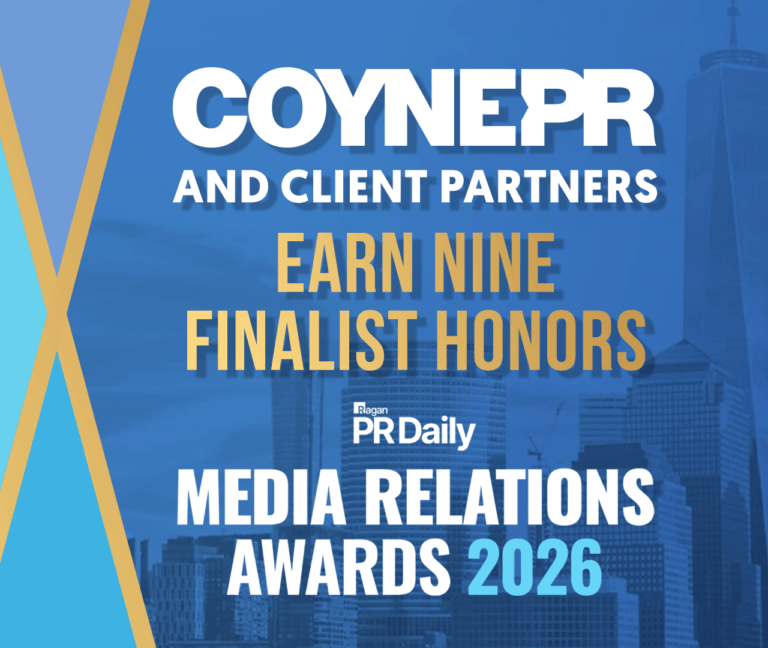Coyne PR and Partners Earn Nine Finalist Honors in PR Daily’s 2026 Media Relations Awards