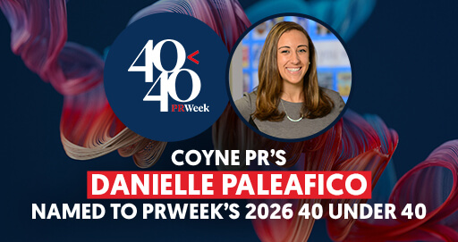 Coyne PR Vice President Danielle Paleafico Named to PRWeek's 2026 40 Under 40