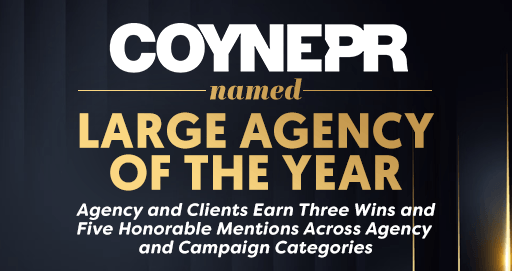 Coyne PR Named Large Agency of the Year at the 2026 PRNEWS Platinum PR Awards